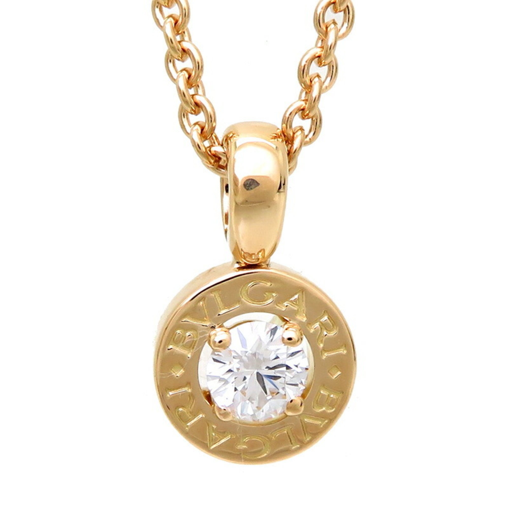 BVLGARI Diamond Ladies Necklace 750 Yellow Gold