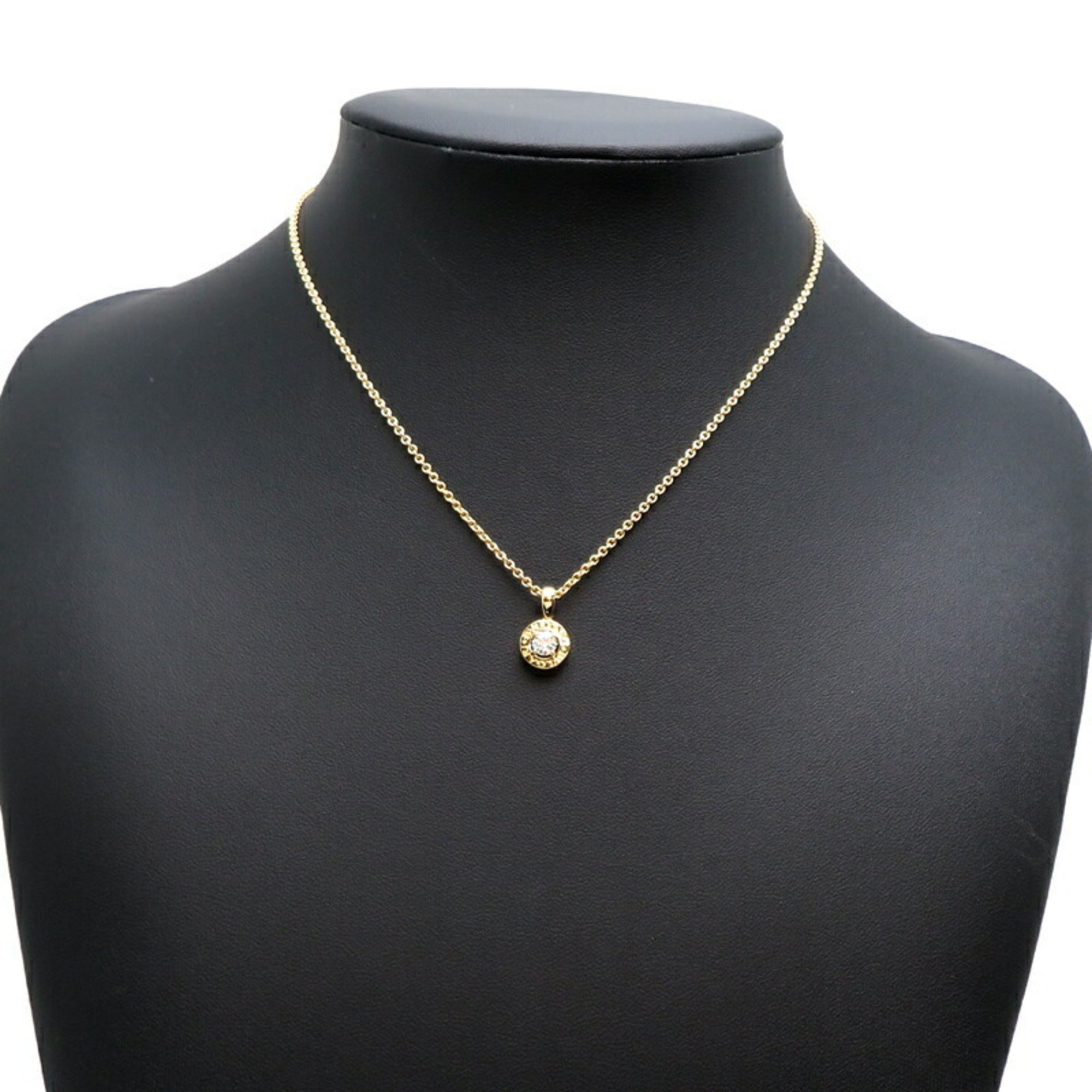 BVLGARI Diamond Ladies Necklace 750 Yellow Gold