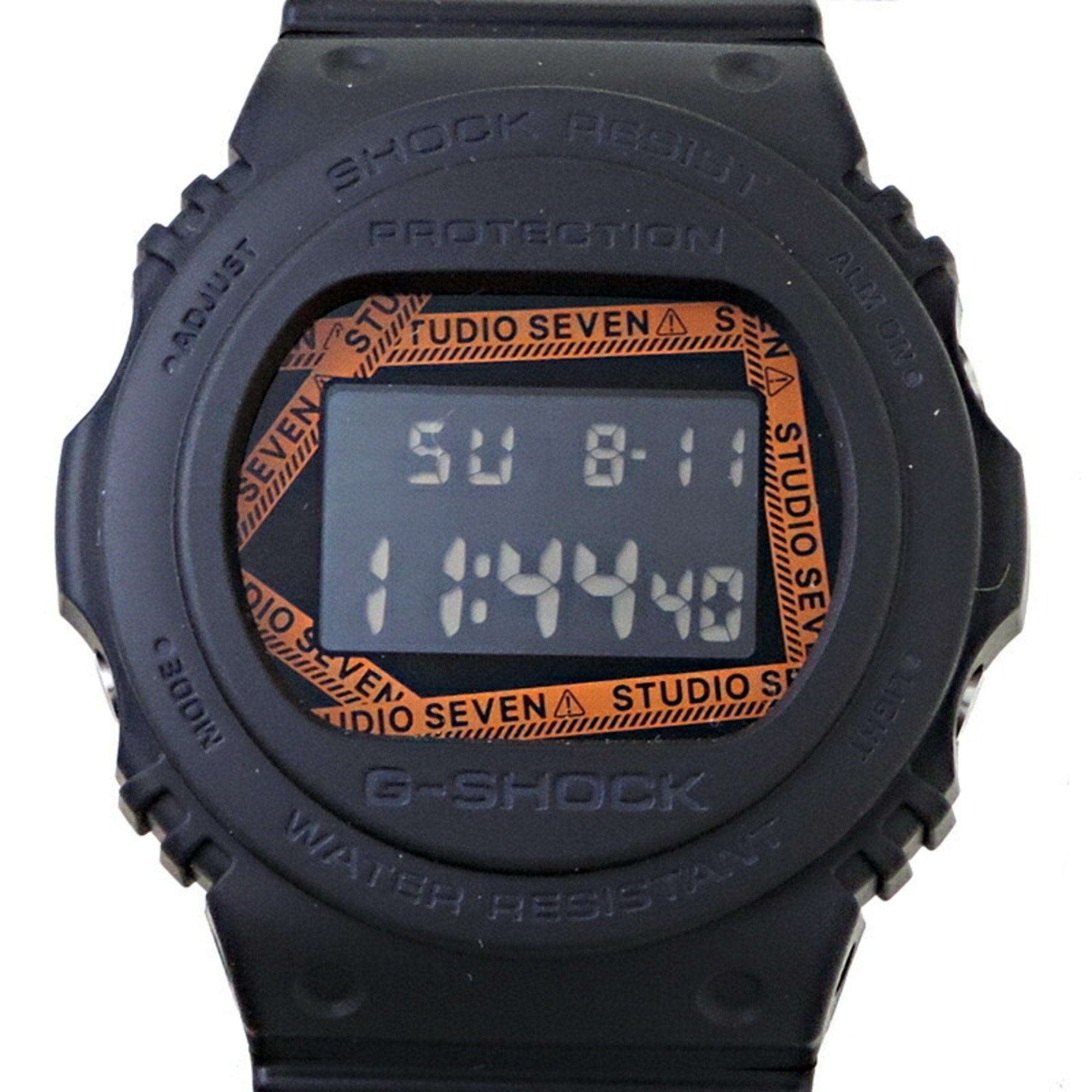 Casio G-SHOCK 5700 Series Studio Seven Caution Ladies and Men's Watch DW-5750