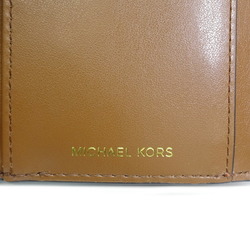 Michael Kors Compact Wallet Women's Tri-fold PVC Brown