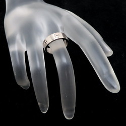 Cartier #50 Love Ladies Ring B4084750 750 White Gold Size 10