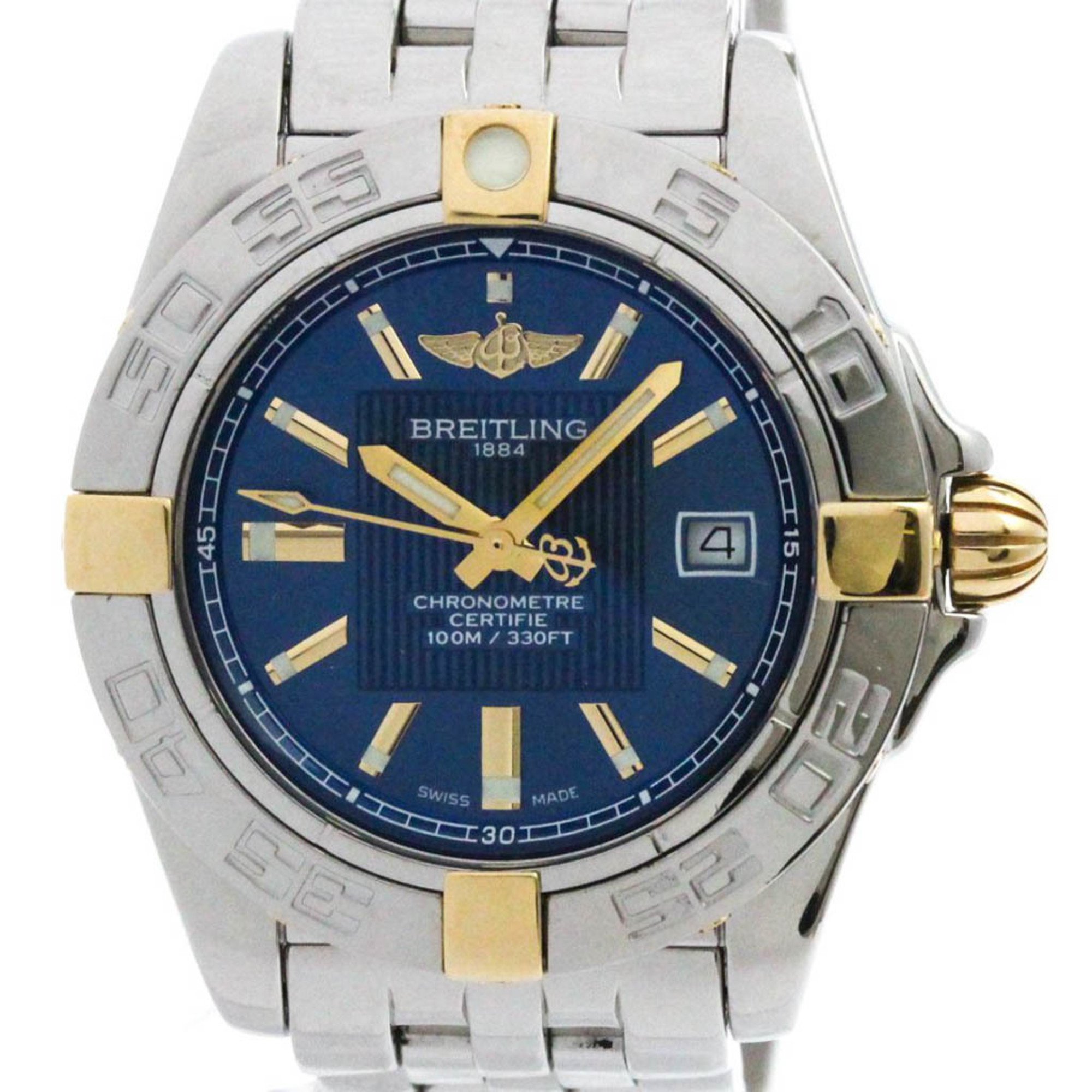 Breitling Cockpit Quartz Stainless Steel,Yellow Gold (18K) Women's Sport B71356