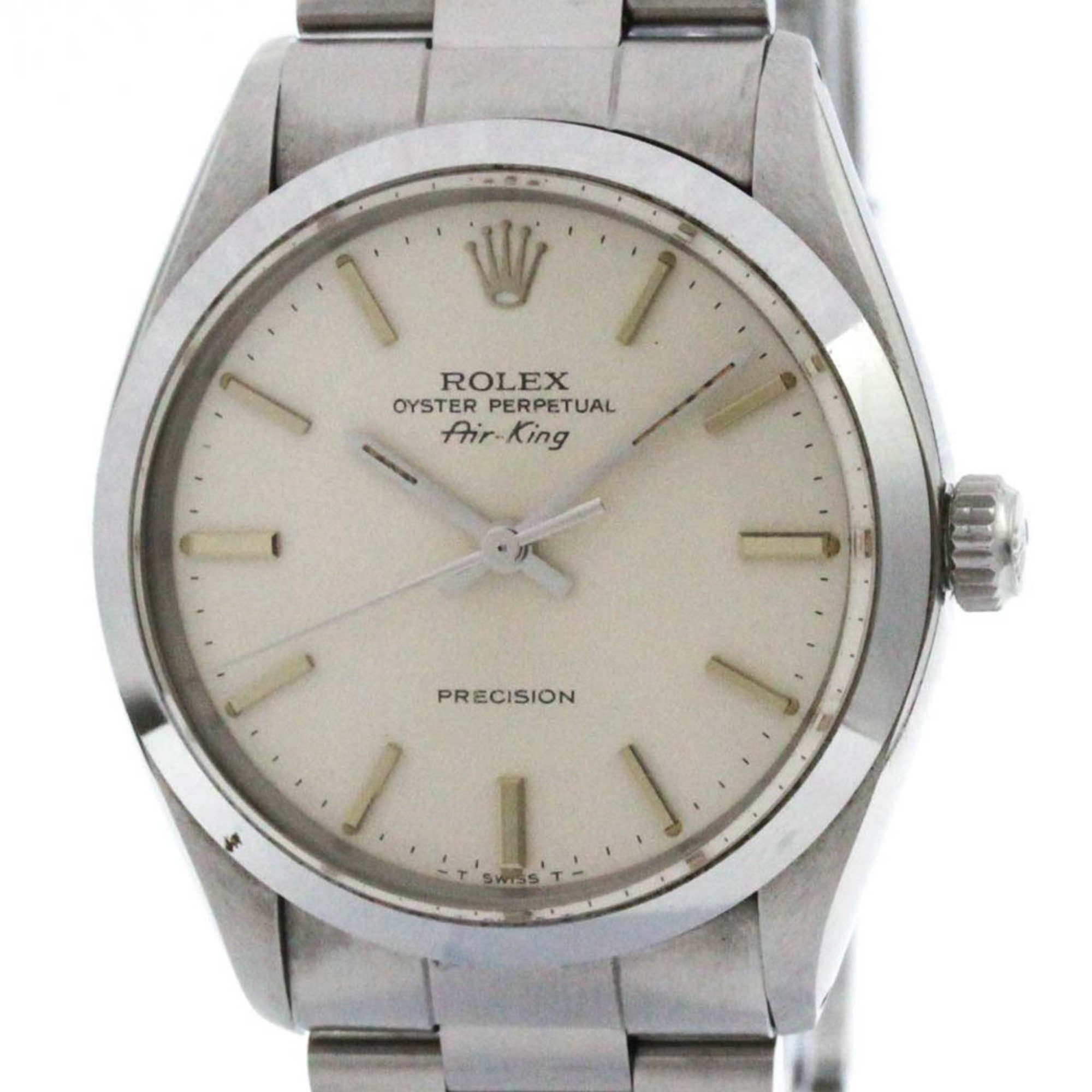 Vintage ROLEX Air King 5500 Stainless Steel Automatic Mens Watch BF575153