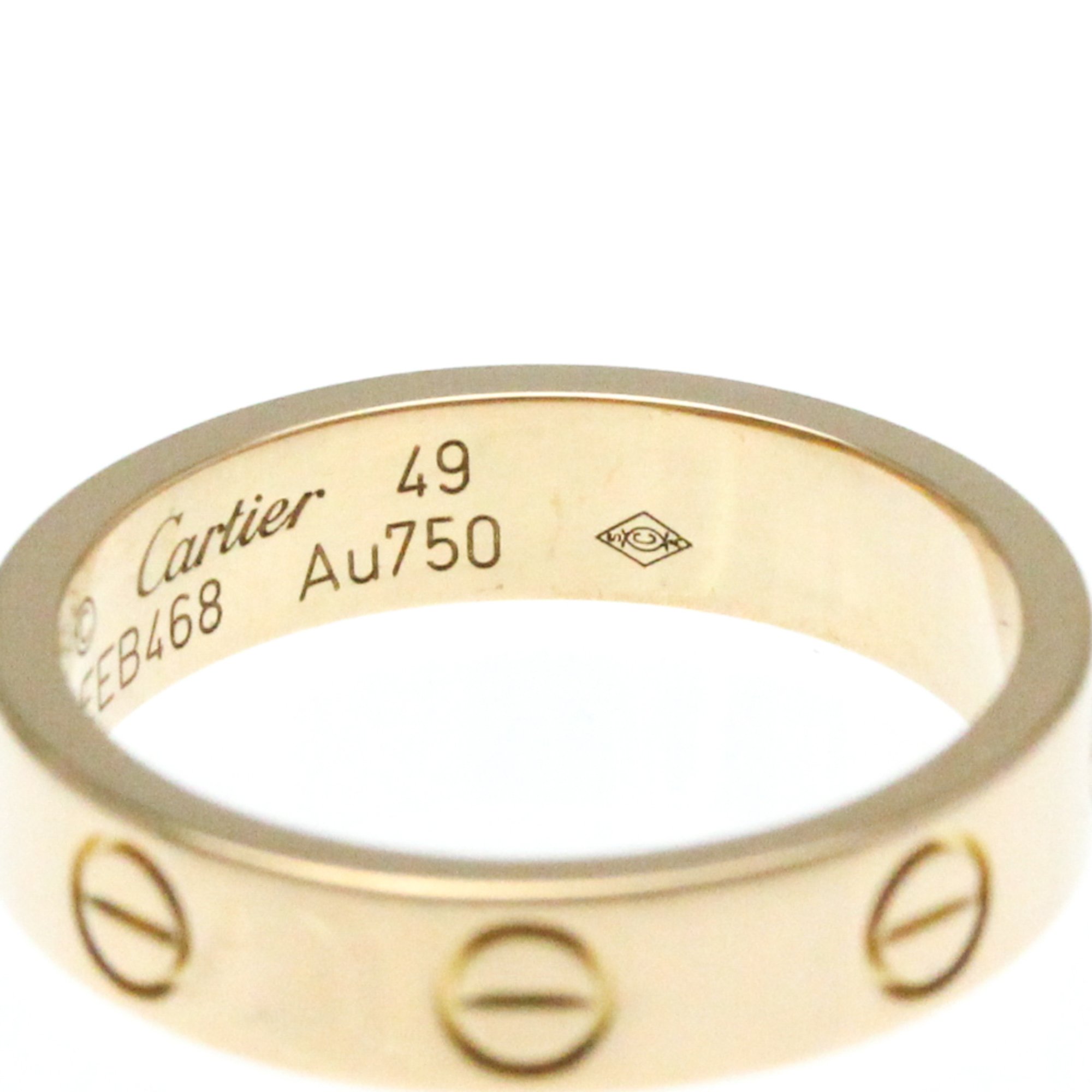 Cartier Love B4050749 Pink Gold (18K) Fashion Diamond Band Ring Carat/0.02 Pink Gold