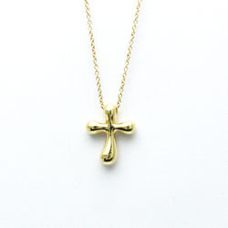 Tiffany Cross Diamond Necklace Yellow Gold (18K) Diamond Men,Women Fashion Pendant Necklace (Gold)