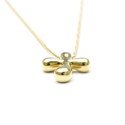 Tiffany Cross Diamond Necklace Yellow Gold (18K) Diamond Men,Women Fashion Pendant Necklace (Gold)