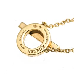 Hermes Finesse Pink Gold (18K) Diamond Men,Women Fashion Pendant Necklace (Pink Gold)