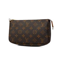 Louis Vuitton Pouch Monogram Pochette Accessoires M51980 Brown Women's