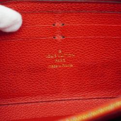 Louis Vuitton Long Wallet Monogram Empreinte Portefeuille Clemence M63698 Scarlet Ladies