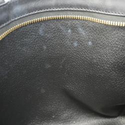 Celine handbag macadam leather black ladies