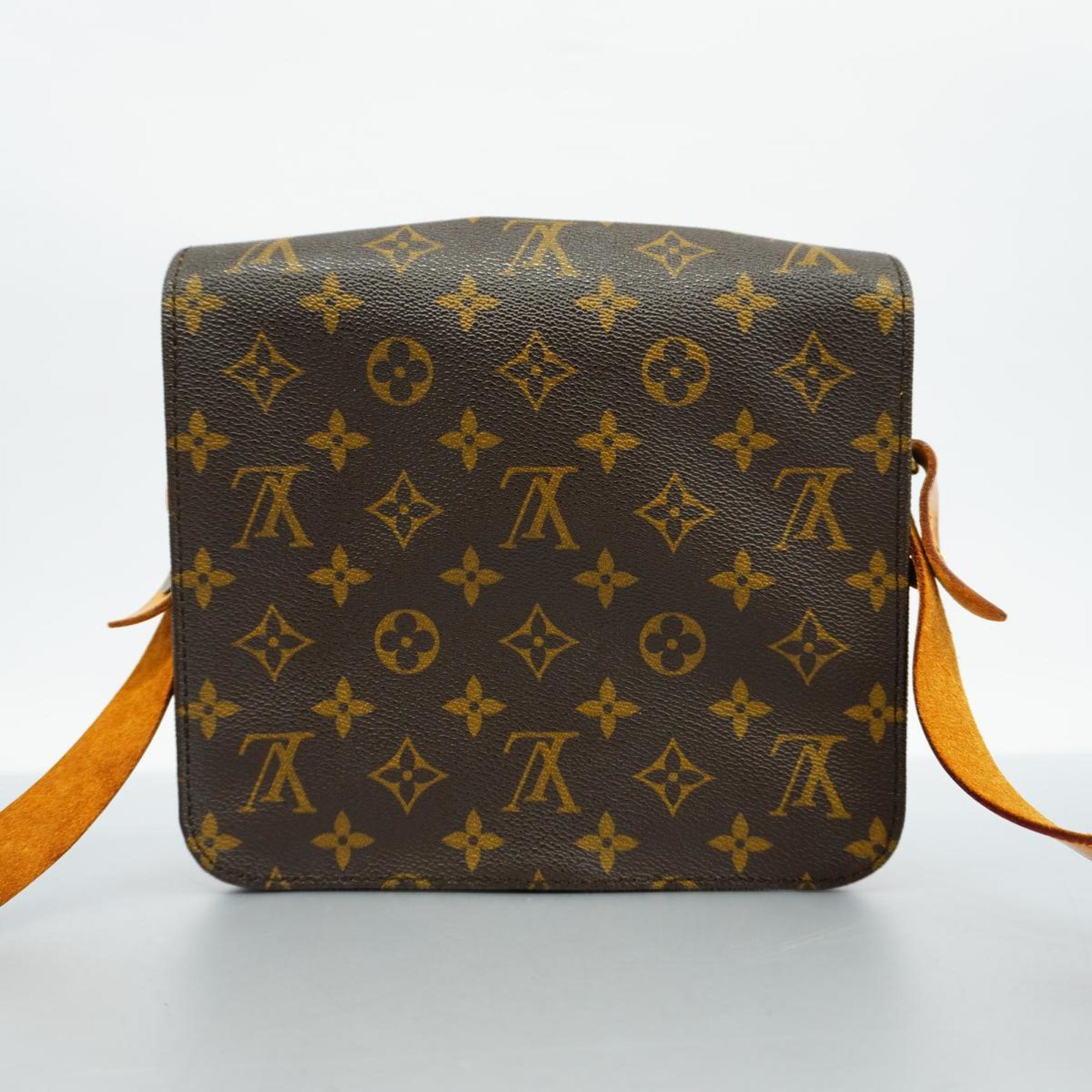 Louis Vuitton Shoulder Bag Monogram Cartesier MM M51253 Brown Women's