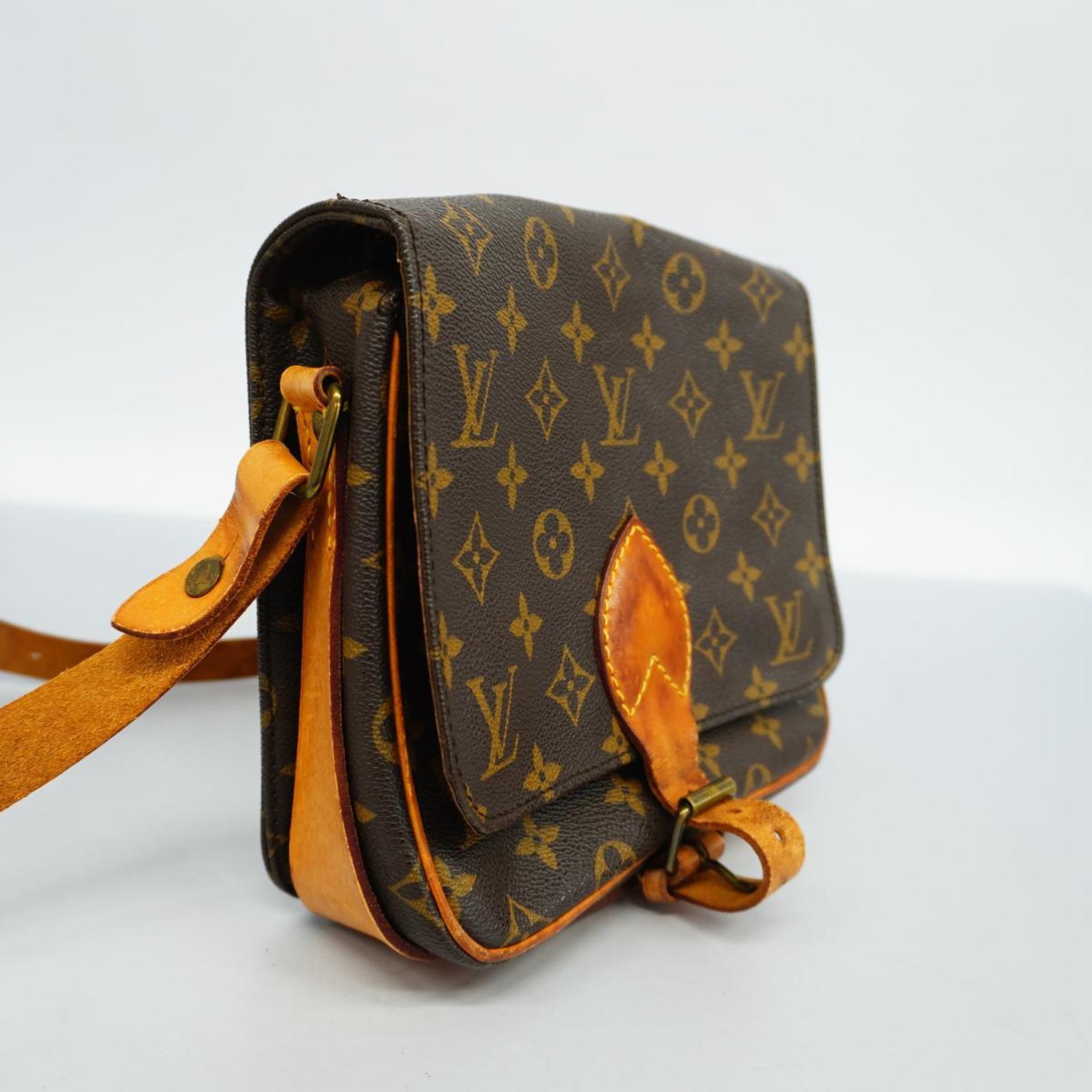 Louis Vuitton Shoulder Bag Monogram Cartesier MM M51253 Brown Women's