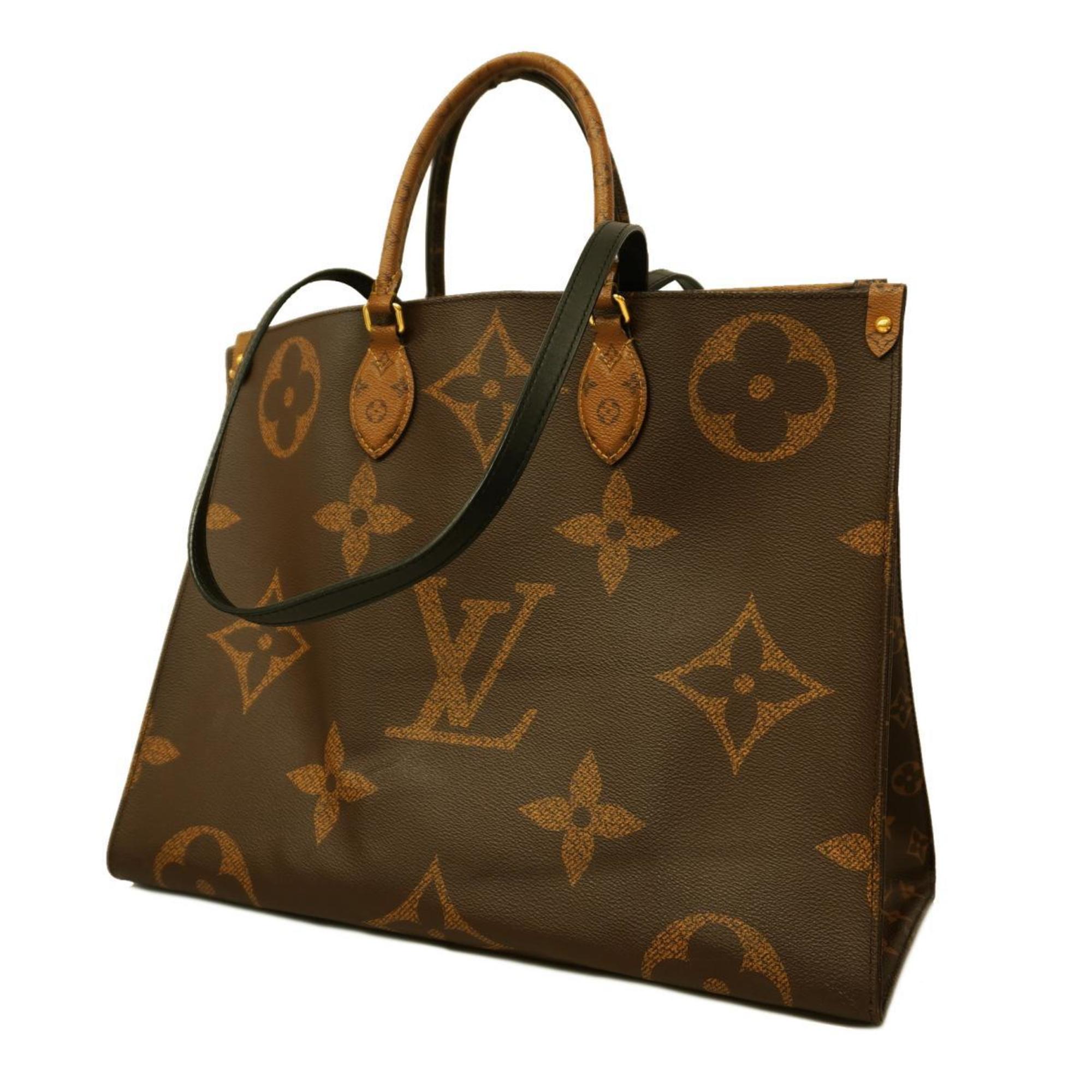 Louis Vuitton Handbag Monogram Giant On The Go GM M45320 Brown Women's