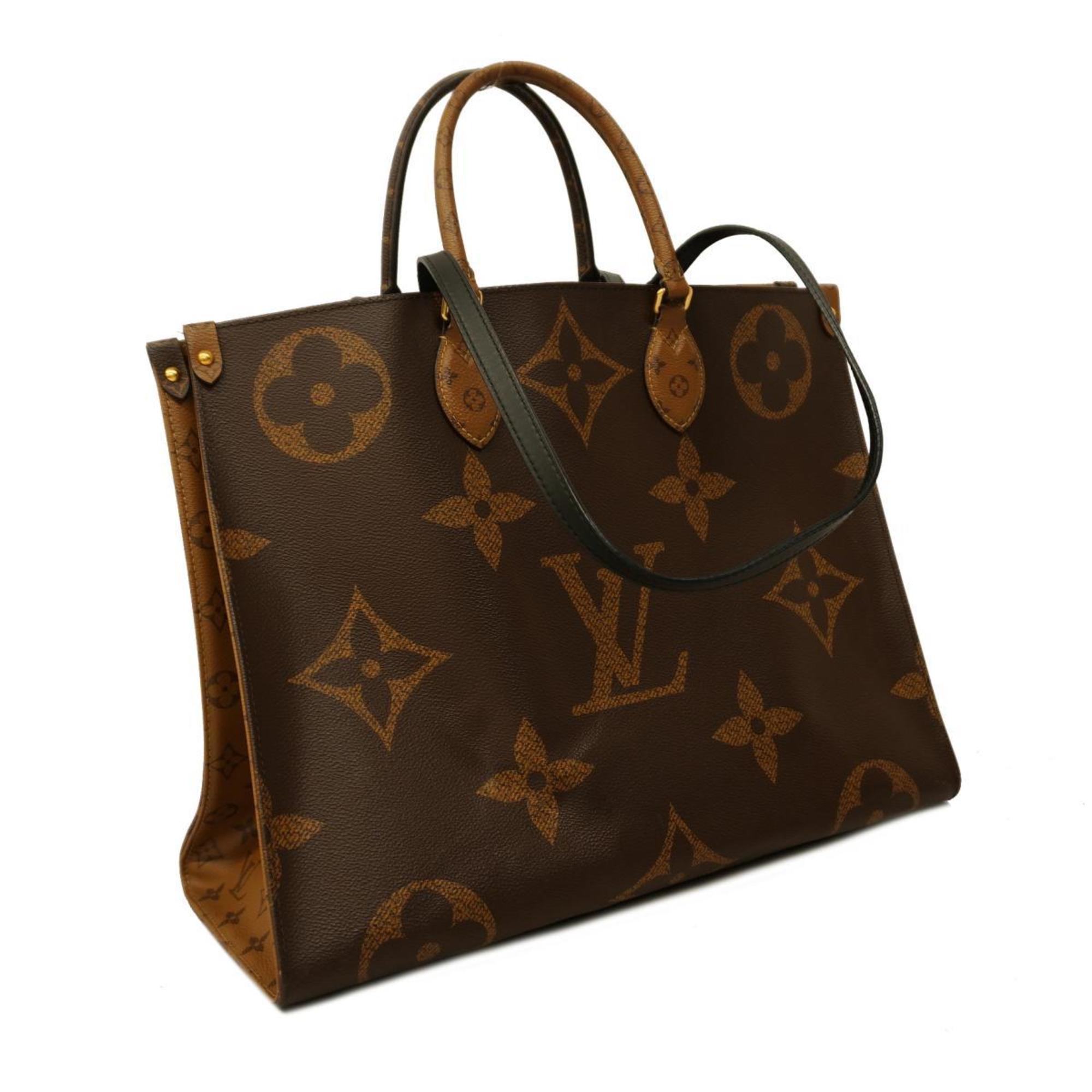 Louis Vuitton Handbag Monogram Giant On The Go GM M45320 Brown Women's