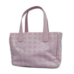 Chanel Tote Bag New Travel Nylon Pink Women's