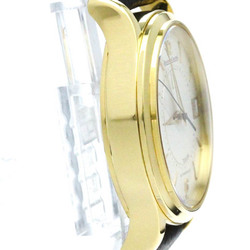 JAEGER LE COULTRE Master Reveille Memobox 18K Gold Mens Watch 141.1.97 BF571769