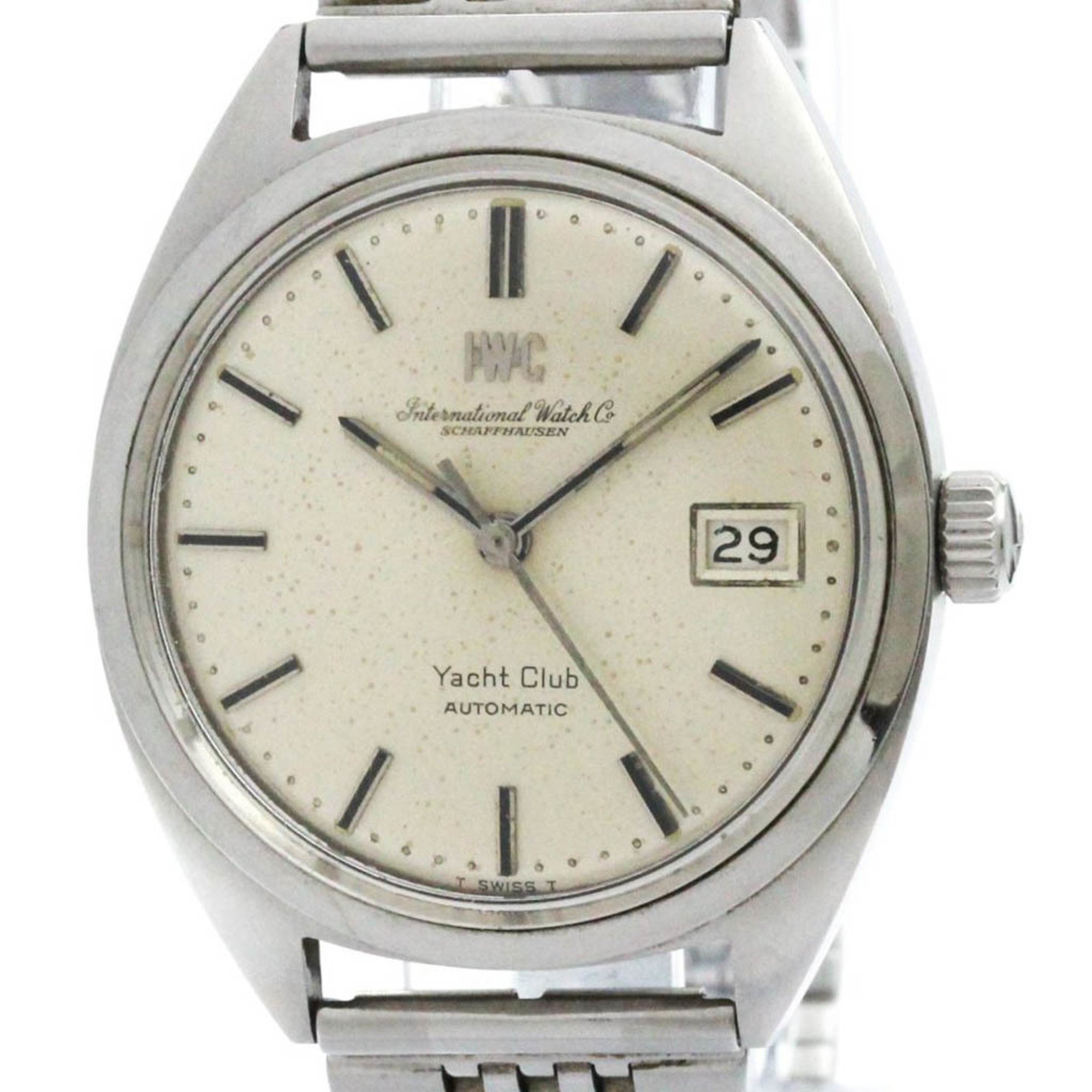 Vintage IWC Yacht Club Cal C8541 Steel Automatic Mens Watch R811AD BF575197