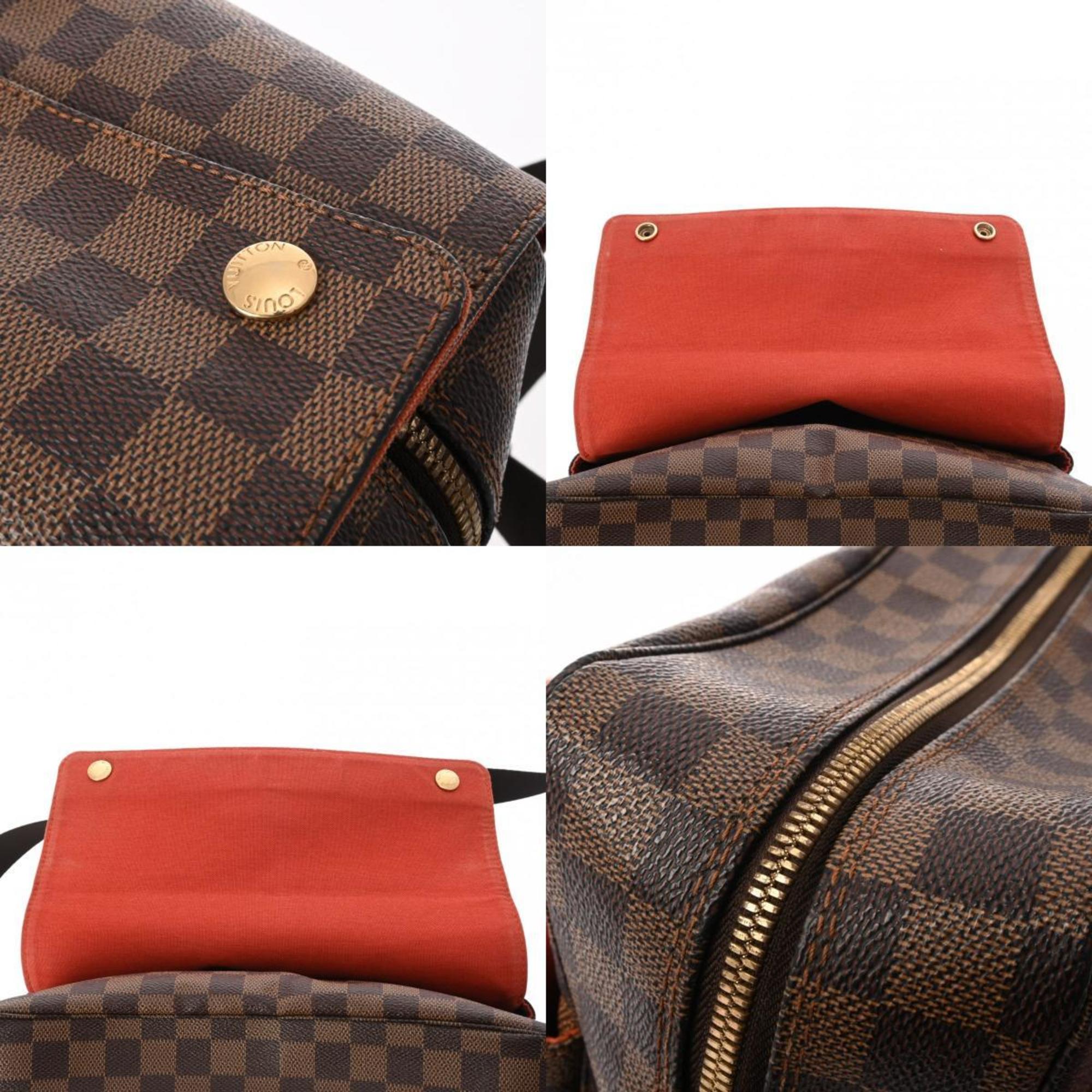 LOUIS VUITTON Damier Duomo Brown N60008 Unisex Canvas Handbag