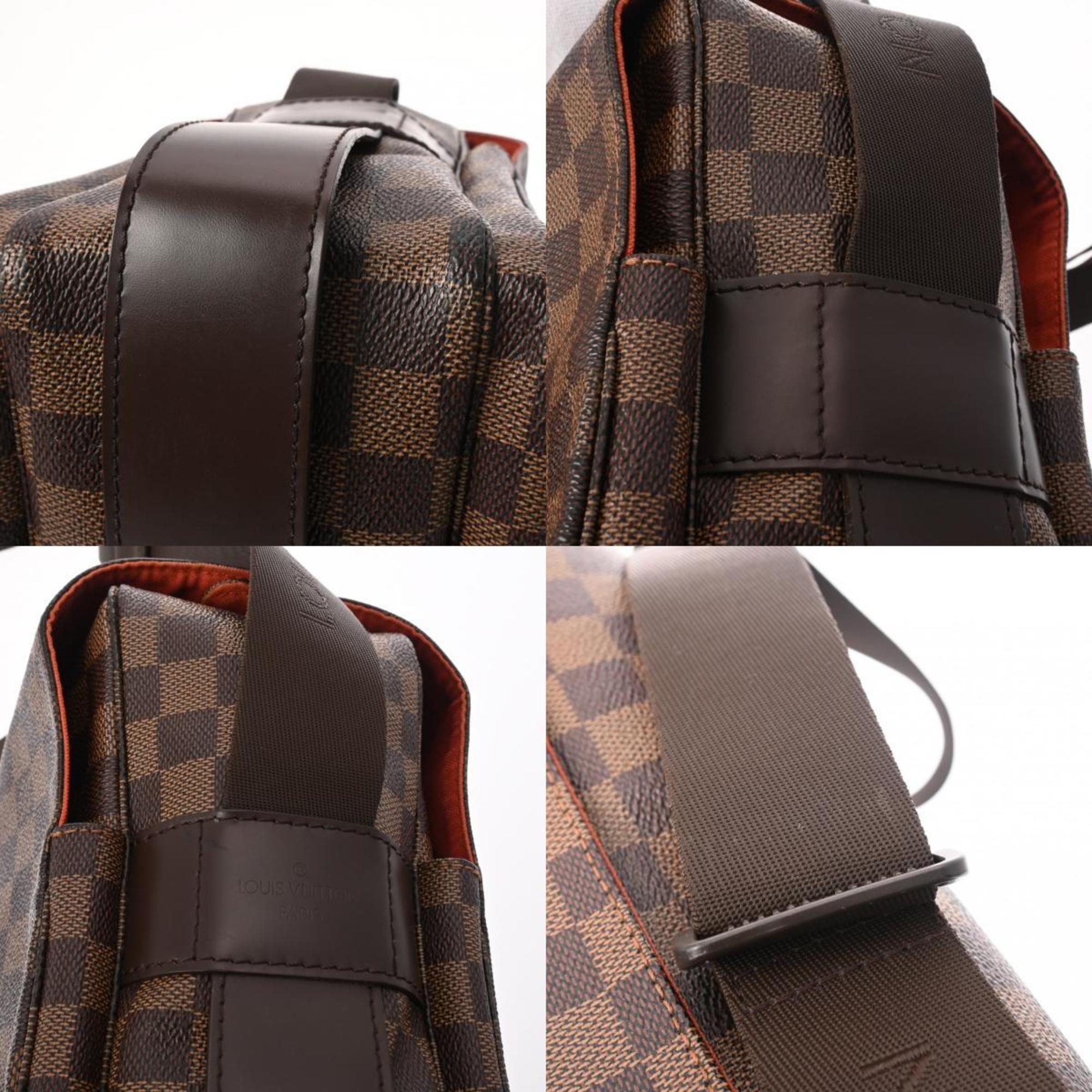 LOUIS VUITTON Damier Duomo Brown N60008 Unisex Canvas Handbag