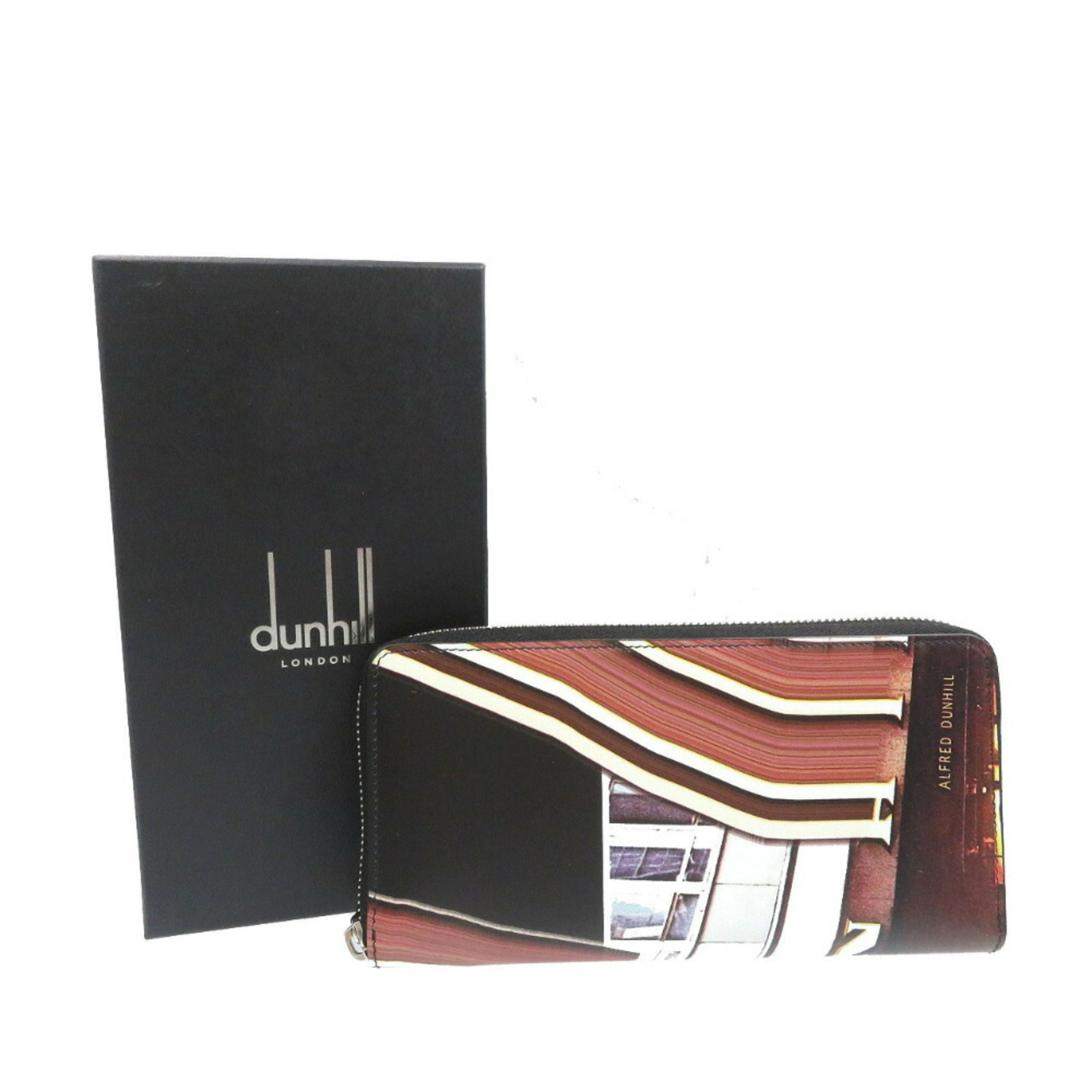 Dunhill kenta.cobayashi DU20R2180KC001 Leather Black Round Long Wallet 1620dunhill