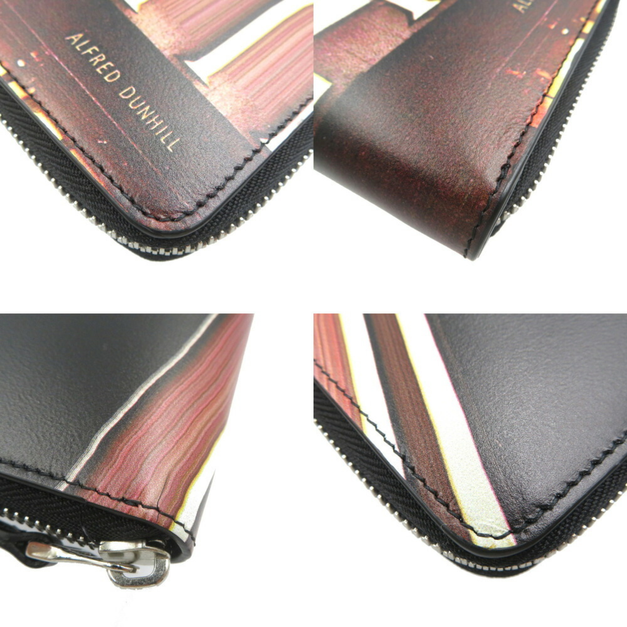 Dunhill kenta.cobayashi DU20R2180KC001 Leather Black Round Long Wallet 1620dunhill