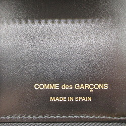 Comme des Garçons COMME des GARCONS Leather Black Round Long Wallet 1604COMME