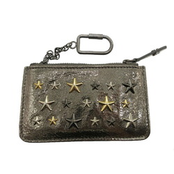 Jimmy Choo Star Studs Coin Case Leather/Studs Silver 1256JIMMY CHOO