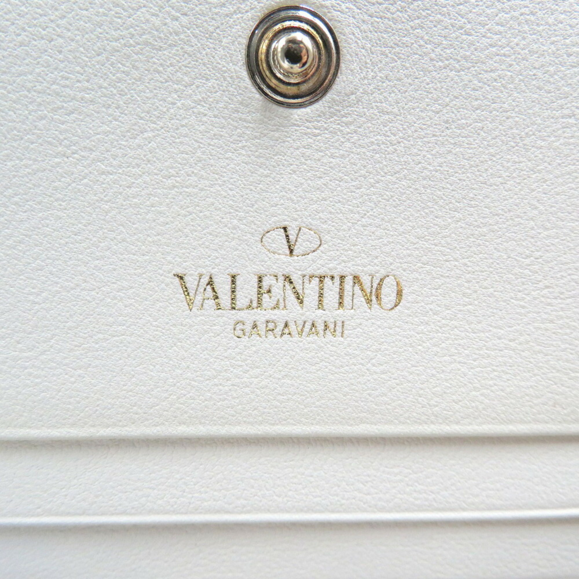 Valentino PW2P0P39BOL Leather Off-White Compact Wallet Bi-fold 0996VALENTINO