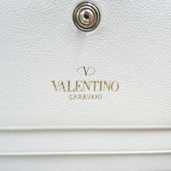 Valentino PW2P0P39BOL Leather Off-White Compact Wallet Bi-fold 0996VALENTINO