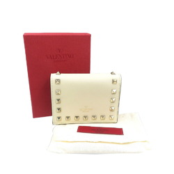 Valentino PW2P0P39BOL Leather Off-White Compact Wallet Bi-fold 0996VALENTINO