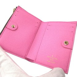 Louis Vuitton M82383 Monogram Portefeuille Lisa IC Chip Rose Lollipop Compact Wallet Bi-fold 1266-9LOUIS VUITTON