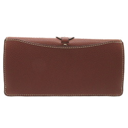 Chloé Chloe Darryl Long Wallet Leather/Calf Leather Sepia Brown 1781Chloe