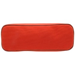 Hermes Bolide Pouch MM Orange Canvas Cotton 1806HERMES