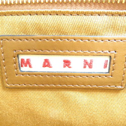 Marni Tropicalia Small Cotton Polyamide Leather Brown Handbag Shoulder Bag 0970MARNI