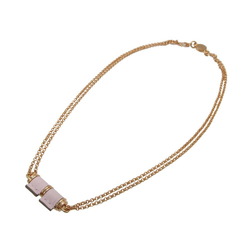 Hermes Charnier PM Necklace in Swift Leather/Leather, Mauve Pale 1846HERMES