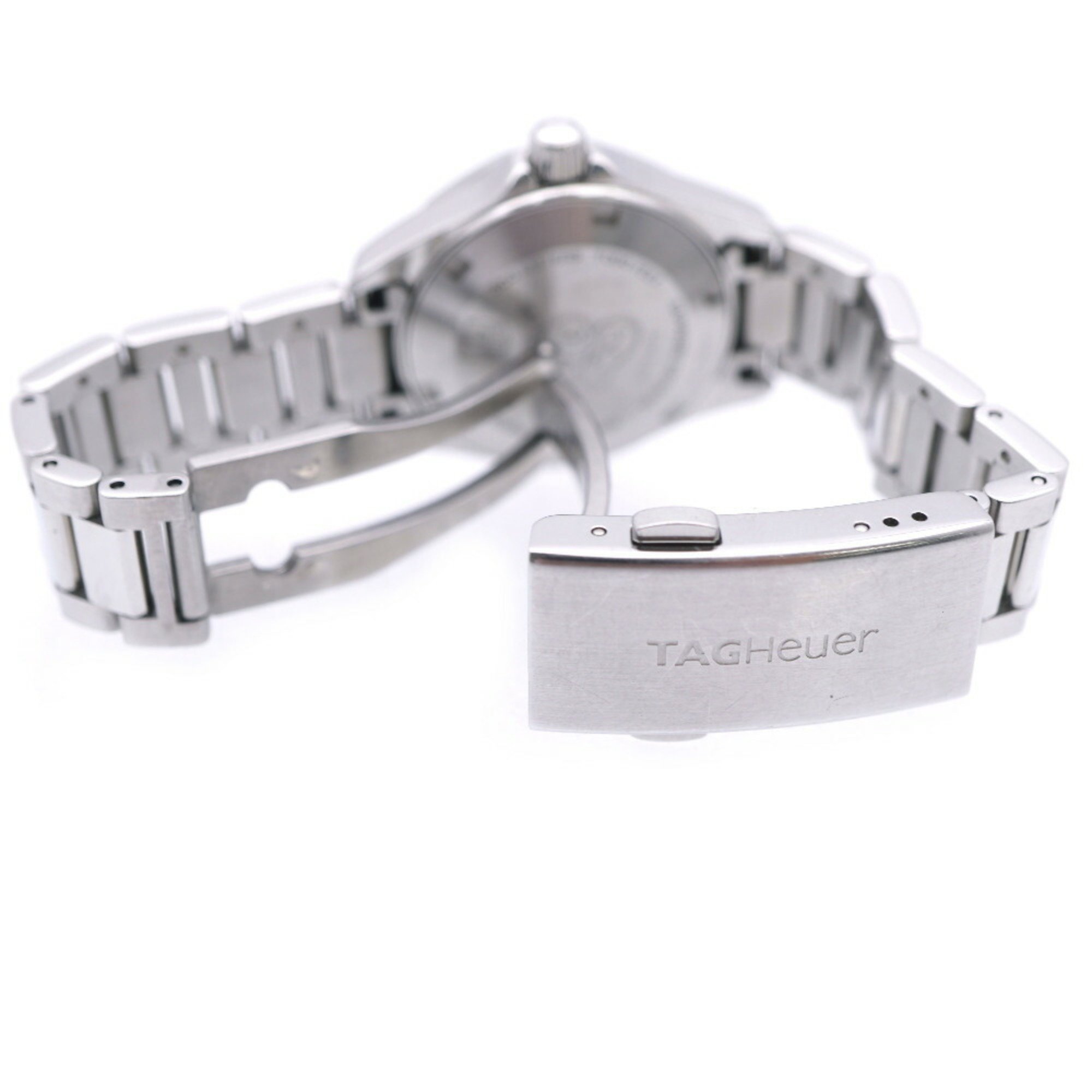 TAG Heuer Aquaracer 11P Diamond WAY1413 Quartz Watch SS/Diamond White Shell 1073TAG HEUER Ladies