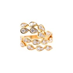 Piaget Magic Garden K18YG Diamond Ring #63 750YG Yellow Gold/Diamond Size 23 0250PIAGET Women's Men's