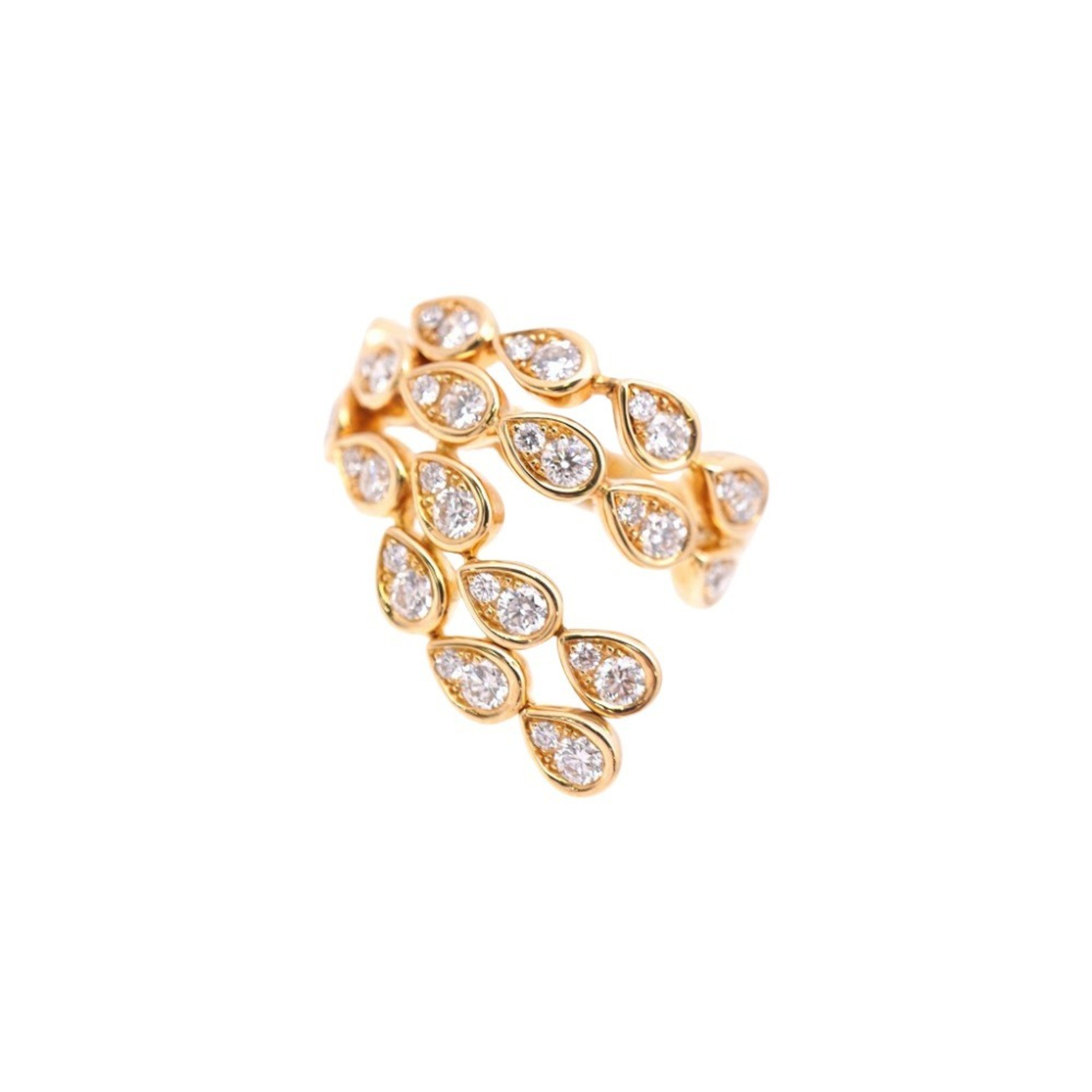 Piaget Magic Garden K18YG Diamond Ring #63 750YG Yellow Gold/Diamond Size 23 0250PIAGET Women's Men's