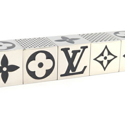 Louis Vuitton Ornament Cube Game M99454 Silver Metal Accessories Dice LOUIS VUITTON