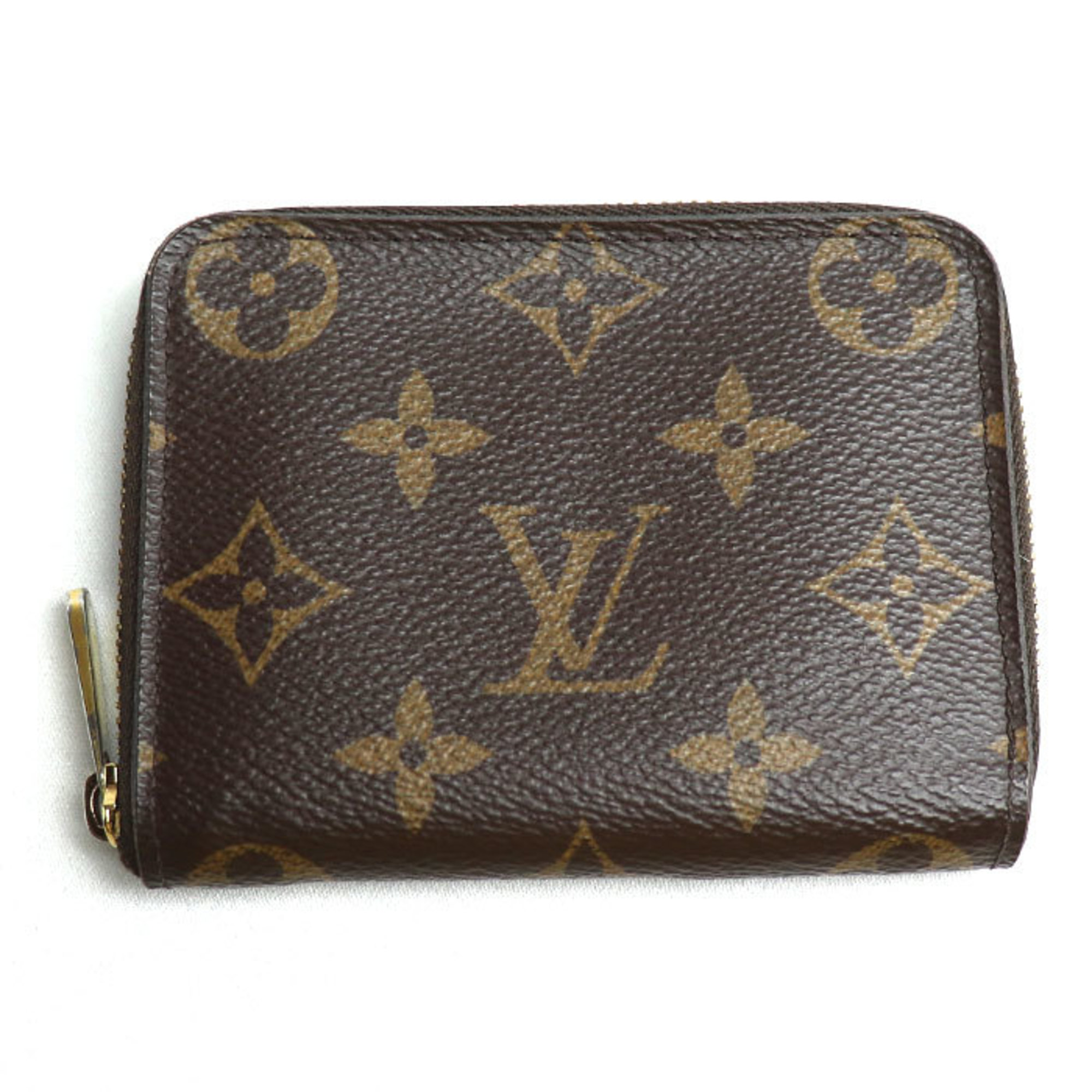 LOUIS VUITTON Louis Vuitton Zippy Coin Purse Case Monogram Brown M60067 Unisex