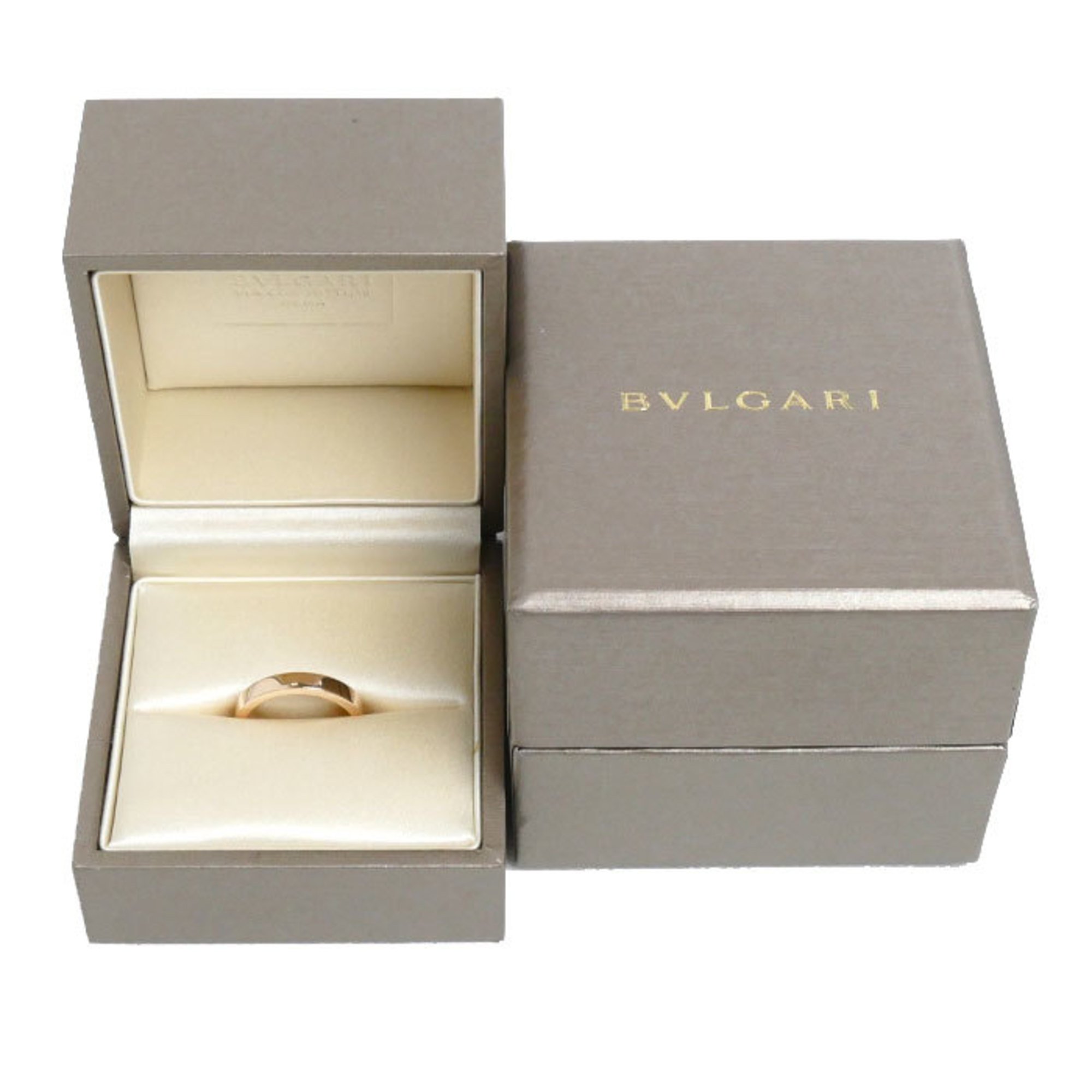 BVLGARI Bulgari K18PG Pink Gold Marry Me Ring 355679 Size 9 4.5g Women's