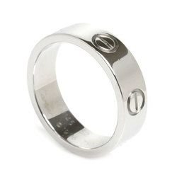 CARTIER Cartier K18WG White Gold Love Ring B4022652 Size 11.5 52 6.9g Women's