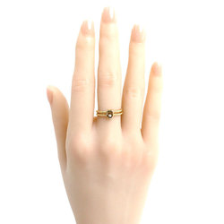 SEIKO JEWELRY K18YG Yellow Gold Ring Diamond Size 11 2.9g Women's