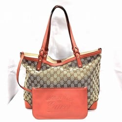 GUCCI GG Canvas Diamante Tote Bag 247209 493075 MK-122