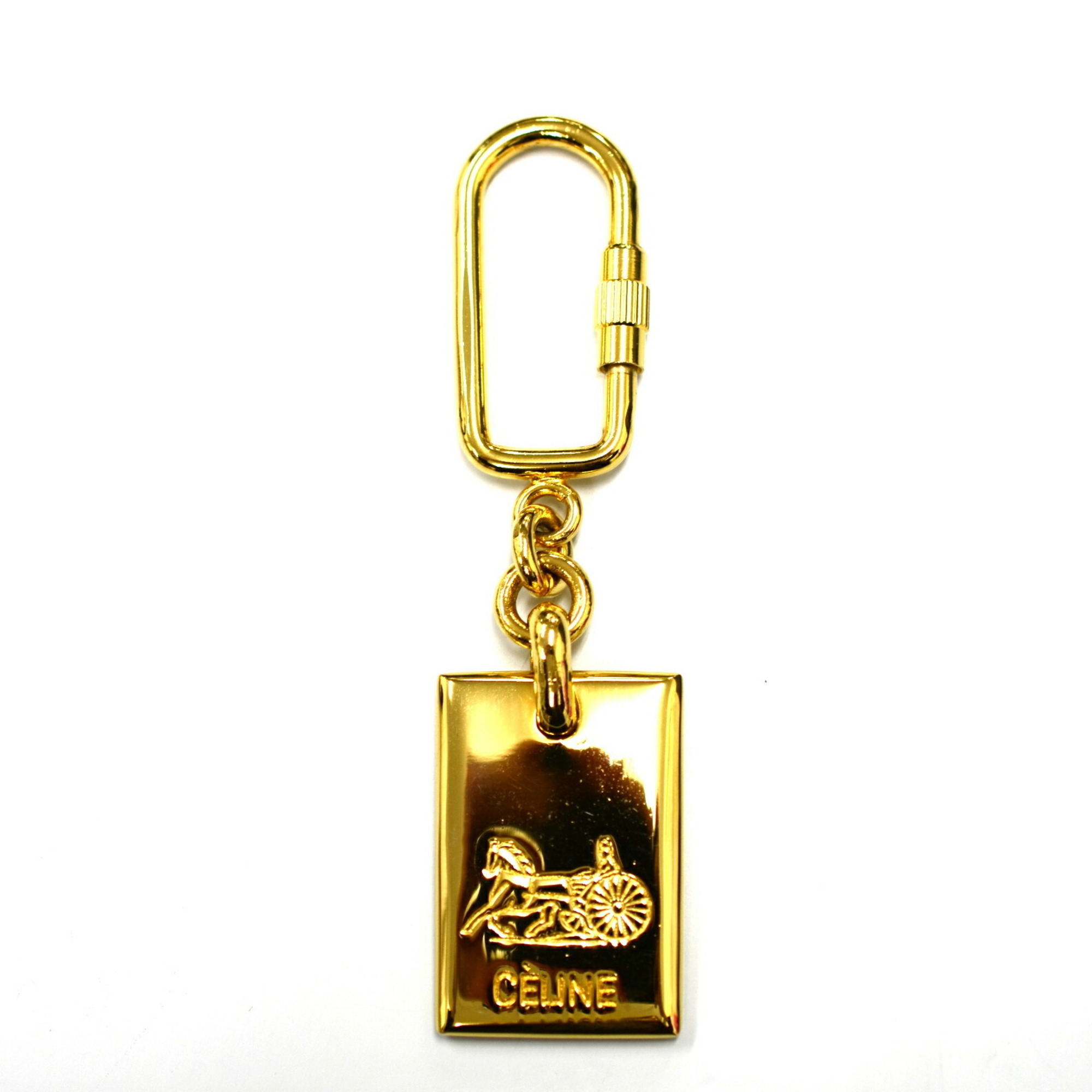 CELINE GP Plate Keychain JA-33