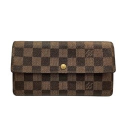 Louis Vuitton (LOUISVUITTON) Portefeuille Sarabetta peeling N61734 Long wallet Damier Ebene NB0016KB-8703