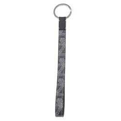 Goyard Key Ring Sesame Chain Grey Leather Holder Strap Accessory Women Men GOYARD