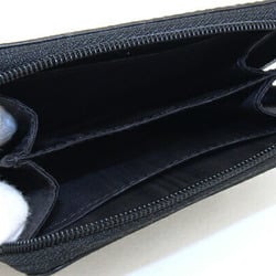 Celine Coin Case Sulky Black PVC Purse Compact Wallet Round Women's CELINE