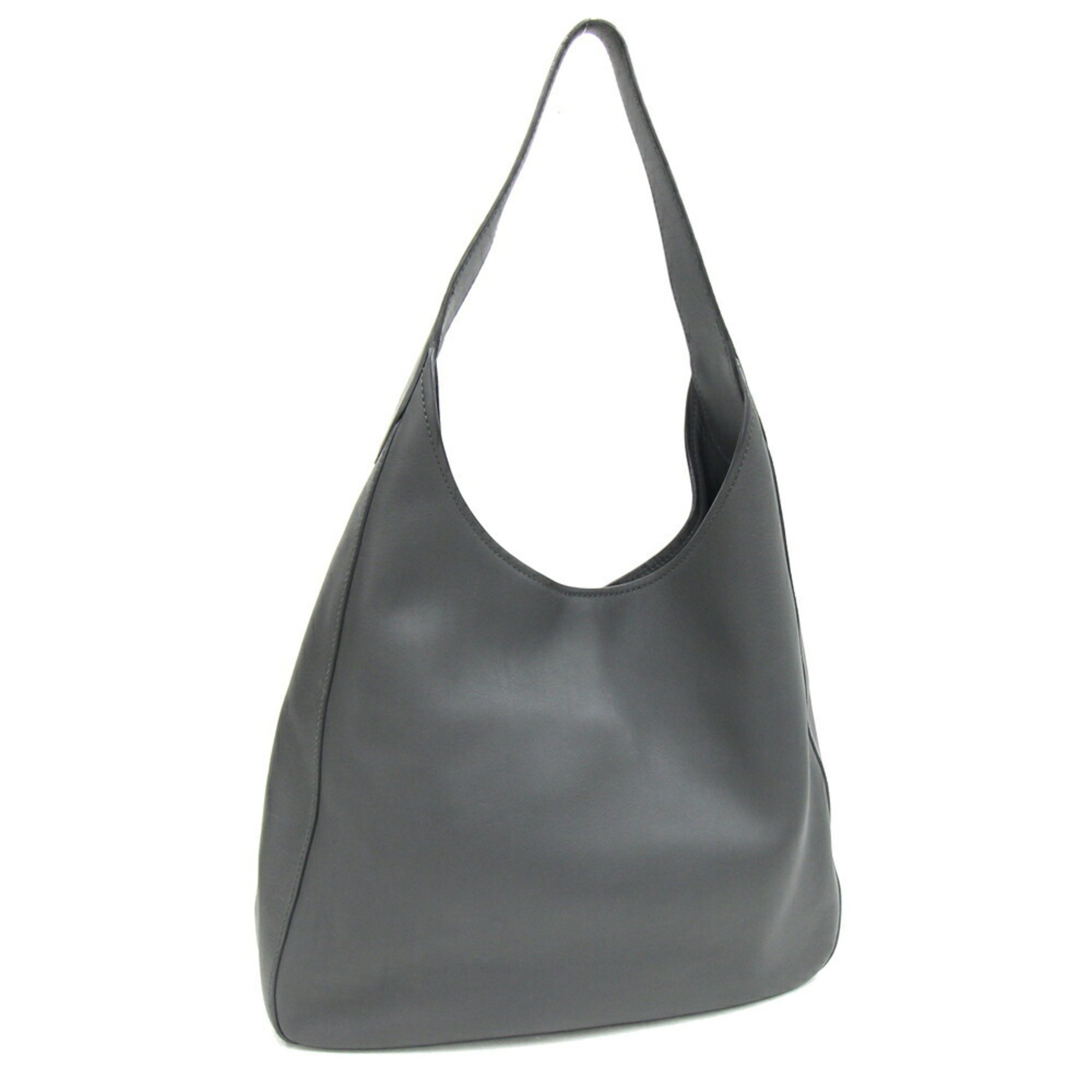 Prada Bag 1BC009 Grey Leather Shoulder for Women PRADA