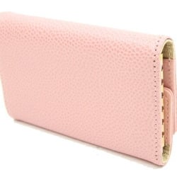 CHANEL 6-ring key case with COCO mark A13502 Caviar skin Light pink Keys Women's